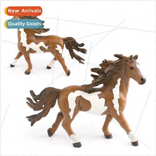 Animal steed model children solid static pint off stallion t