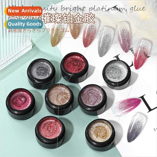 Nail art high-densy nail polish platinum glue base glue popu