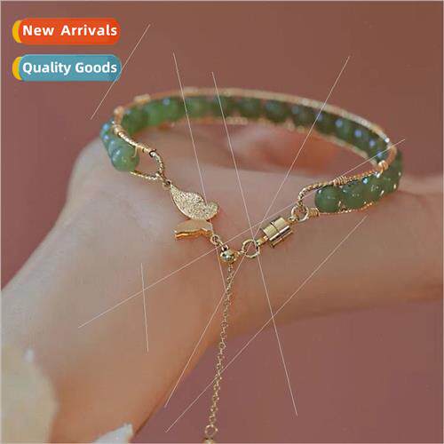 Not thinking about summer field jade bracelet women ins nich
