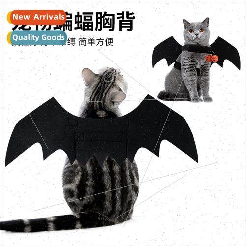 Cat Clothes Halloween Dog Costumes Pet Clothes Bat Wings Bel
