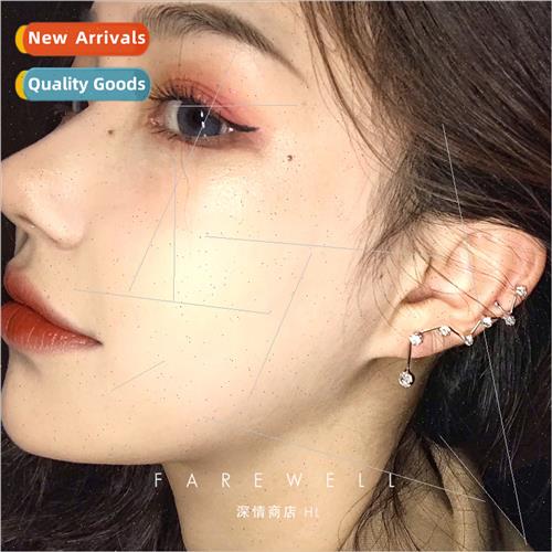 Dipper seven stars earrings 2022 new tide  ear bone clip ear