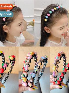 Children hair bands适用girls -slip 2022 new not strangled ha