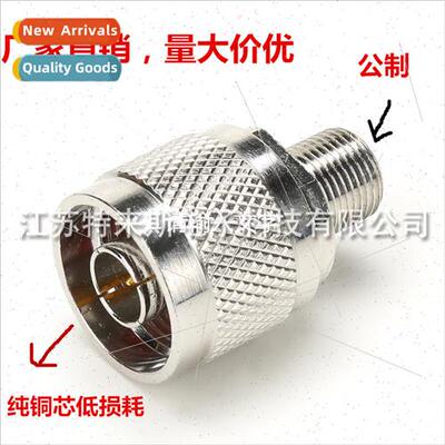 Metric N/F-JKN to F connector zinc alloy F header HF equipme