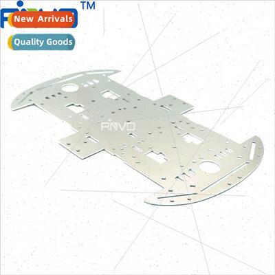 4WD 4-wheel intelligent trolley chassis 1.5mm aluminum alloy