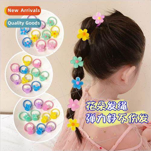 Children candy color small leather bgirls baby tie head does