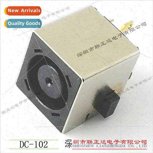 Laptop power socket 180 degree vertical DC socket wh ears DC