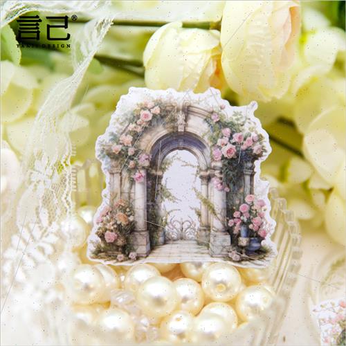 Secret garden paper sticker pack creative ins rustic handboo