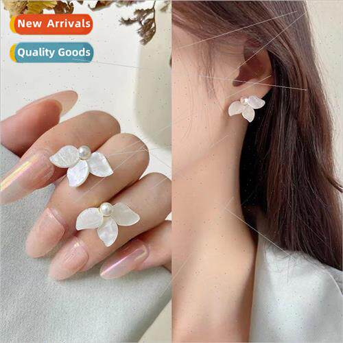 summer whe petal earrings female sweet simple flower earring