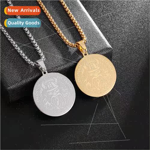 stainless steel simple odin viking pendant Europe nd grprize