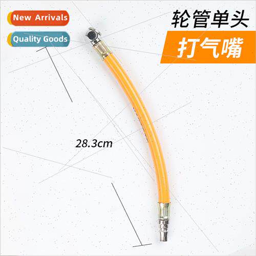 Yellow Hose ngle Head Inflator Car Motorcycle Bicycle Tire I