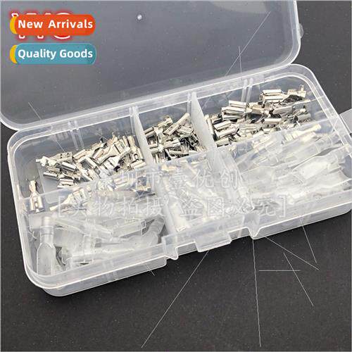 120pcs 2.8 4.8 6.3mm Boxed Insert Reed Wiring Cold Pressed F