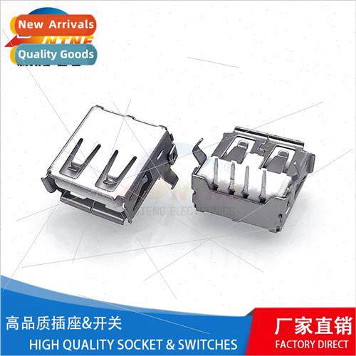 USB AF female chassis connector 90 degree 10.8 angled pin US