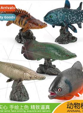 Ornamental Fish Model Crocodile Sparrow Eel Piranha Spear Ta