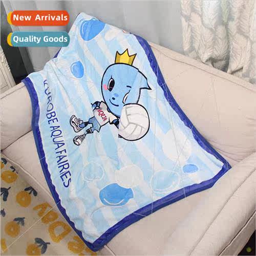 Facecloth printed blanket quilt thickened warm children sing