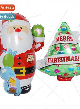 2019 New Carry Bag Santa Claus Shape Aluminum Film Balloon A