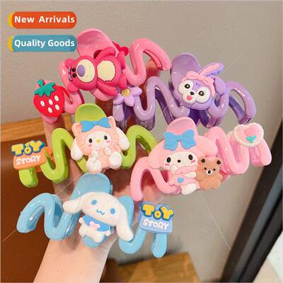 Cartoon Kurumi Strawberry Bear Kids Grab Clip Girls New Wave