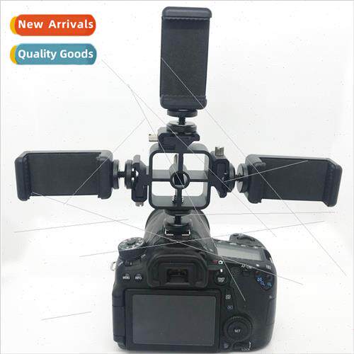Anchor bracket Triple camera clamp Triple hot shoe head mult