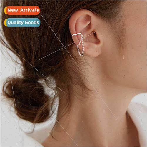 Geometric no ear hole ear clip female simple ins tide retro
