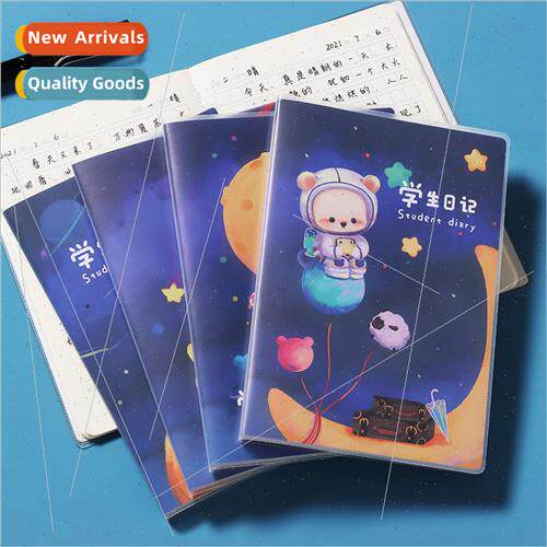 Student supplies creative A5 rubber sleeve student diary thi