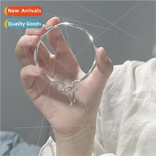 Bowknot bells solid bracelet ladies fashion ins niche wave o