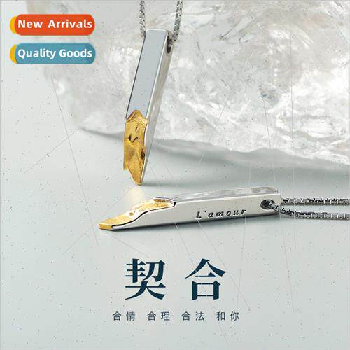 Couple Necklace Pair che Pendant Sweater Chain Long Distance