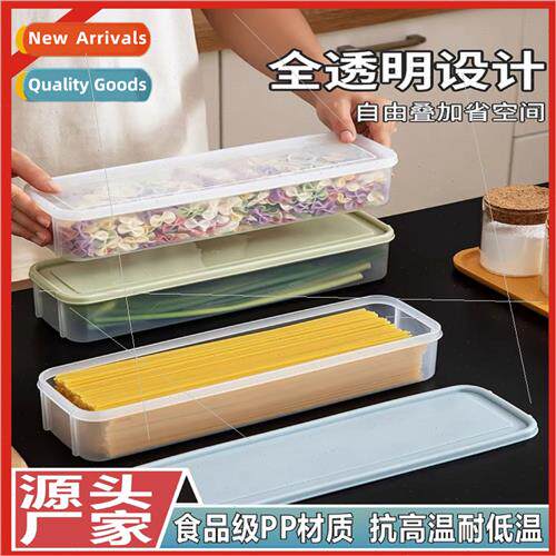 Noodle Storage Box Rectangular Plastic Refrigerator Food Sto
