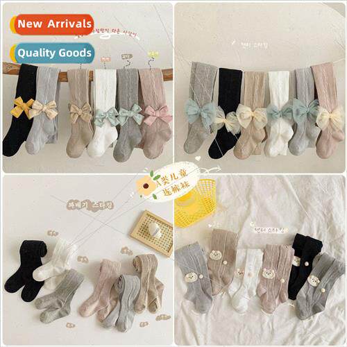 Spring and Autumn Childrens Pantyhose Baby Bottom Pants a Cl
