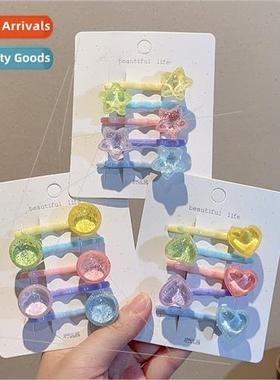 Dopamine wear wh accessories girl cute bangs clip sweet hear