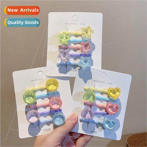 Dopamine wear wh accessories girl cute bangs clip sweet hear