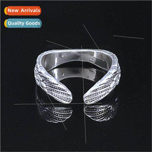 Europe Minimalist Creative Wings Ring che Vintage HJewelry C