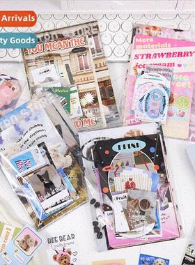 Vintage shop-postcard sticker set salt cute ins handbook dec