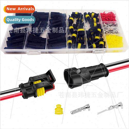 20 sets 2 holes waterproconnector waterproHID male female 2p