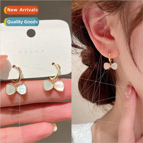 Bow tie earrings female sense commuting earrings small simpl