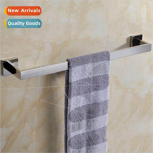 Towel bar 304 single tier bar rack wide edge square hotel pr
