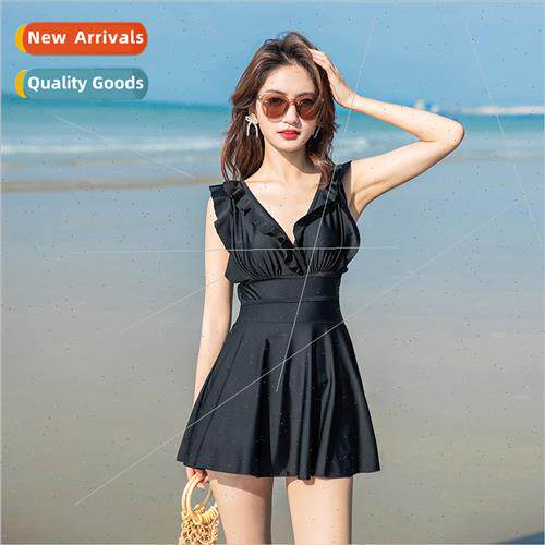 New ins women Korea spa swimsu backless one-piece swimsu fem