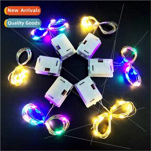 LED Copper Wire ghts Button Battery Box ghts Cake Bouquet De