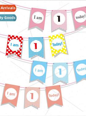 Baby 100 days anniversary party background decoration decora