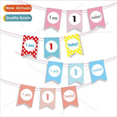 Baby 100 days anniversary party background decoration decora