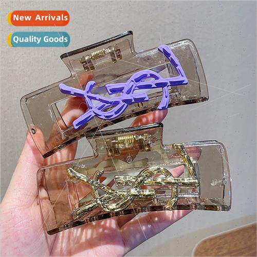 New poplar est letter scrunchies back head hair clips teenag