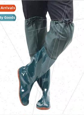 Waterprowear-resistant anti-slip fishing knee-high rain pant