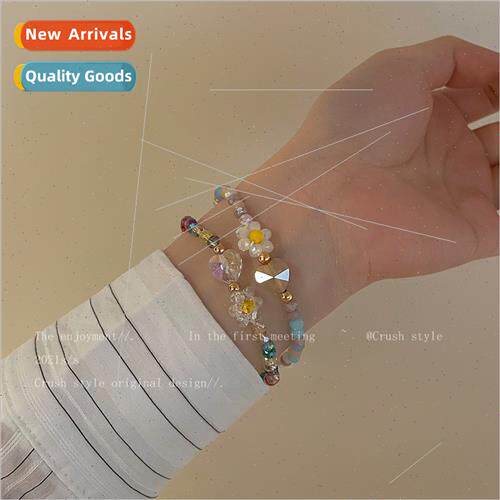Summer Mori colorful flower bracelet female students girlfri
