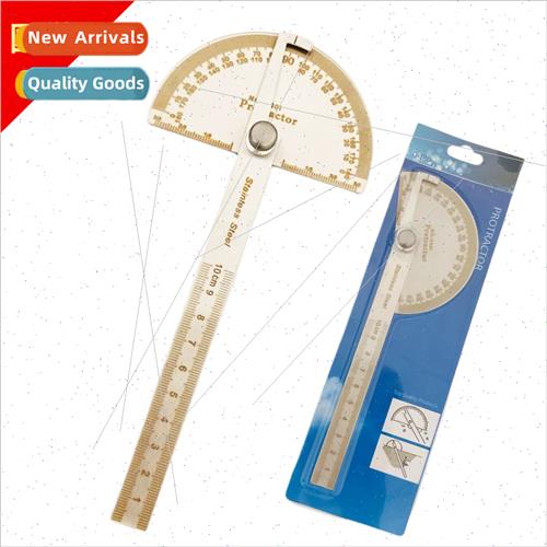 0-10cm 180 Degree Adjustable Half Circle Indexing Gauge Angl