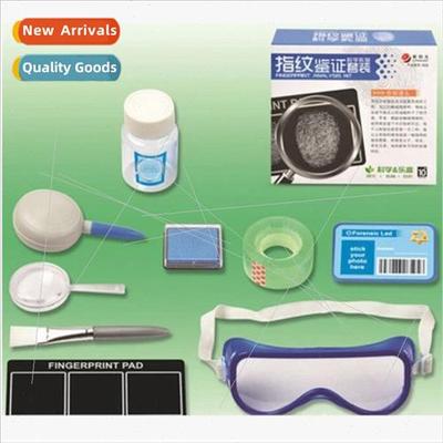Children fingerprint ensics identification science experimen