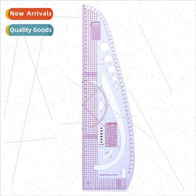 Built-in Scale Tailor Ruler Curved Garment Quilting Ruler Cu
