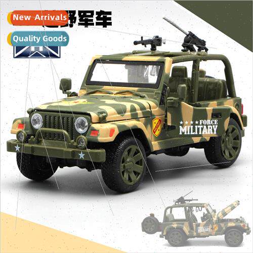 1:32 jeep off-road milary vehicle alloy model four open ligh