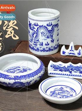 Porcelain pen wash brush mountain brush barrel pen lick ink