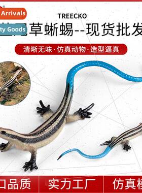 Solid wild reptile model lizard grass lizard four-legged sna