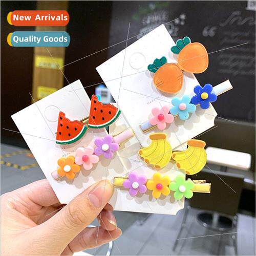 2pcs pack hair clip ins fru side clip colorful one word clip