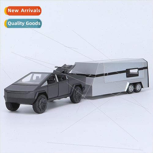 1/32 pickup truck caravan alloy sound light boomerang childr