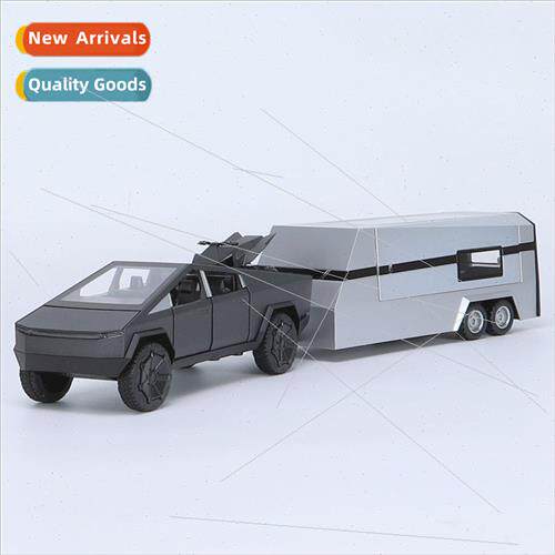 1/32 pickup truck caravan alloy sound light boomerang childr
